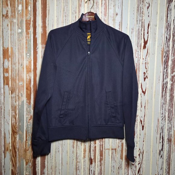 Lucky Brand Black Bomber Athletic Jacket Men's Small Full Zip Pre-owned - Picture 1 of 6